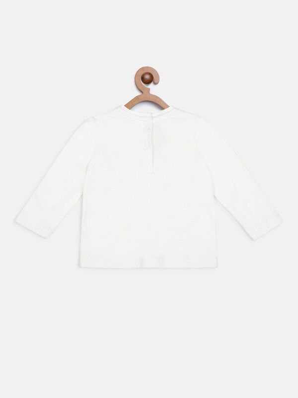Knitted T-Shirt With Print image number 1